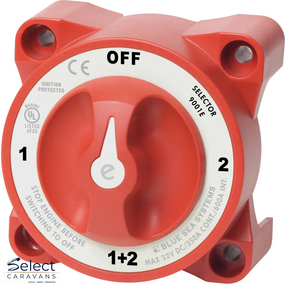 Blue Sea E Series Battery Switch - 1/2/Both, 350A - Battery Switch
