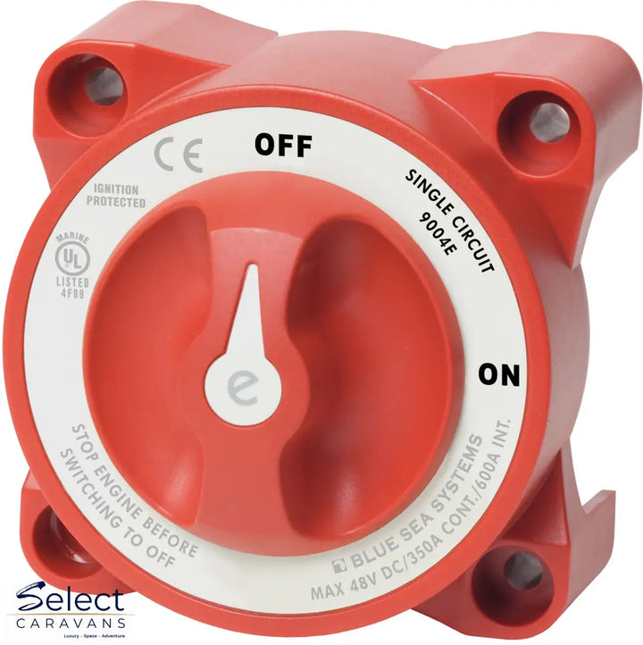 Blue Sea E Series Battery Switch - On/Off, 350A with AFD - Battery Switch