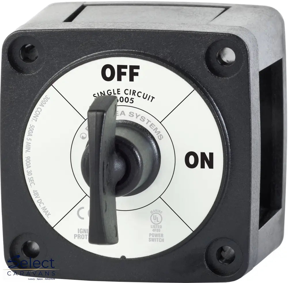 Blue Sea M Series Battery Switch - ON/OFF, 300A, With Key - Battery Switch
