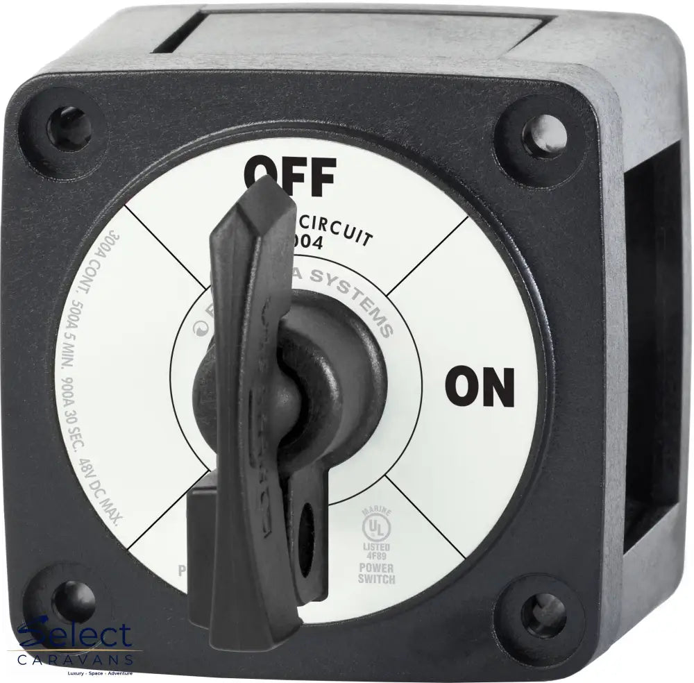 Blue Sea M Series Battery Switch - ON/OFF, 300A, With Lock Key - Battery Switch