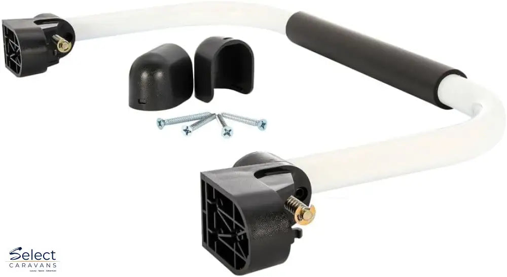 Camco Fold-Away Grab Handle - small - White - Accessory