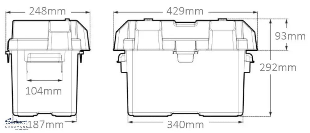 Battery Box - Select Caravans Limited