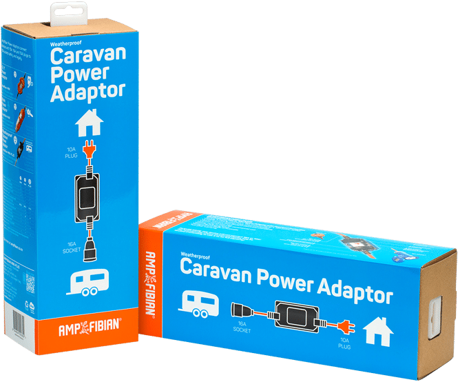 Ampfibian MINI-PLUS - Weatherproof Power Adaptor - Select Caravans Limited