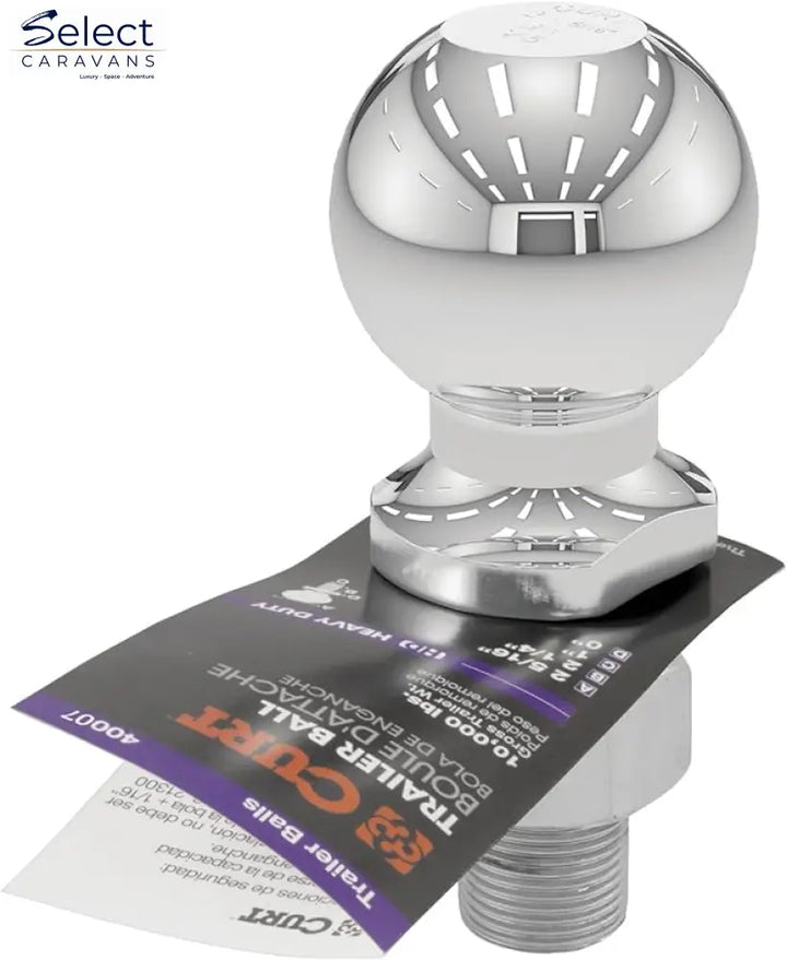 CURT 40007 Chrome Tow Ball - Select Caravans Limited