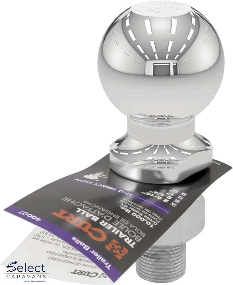 CURT 40007 Chrome Tow Ball - Select Caravans Limited