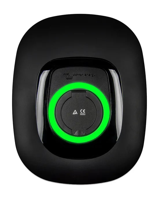 Black front cover for Victron EV Charging Station NS