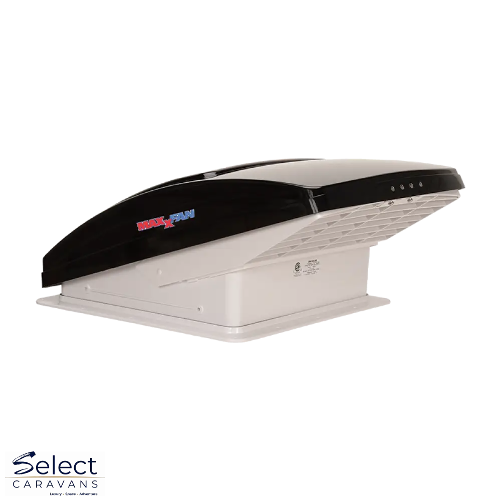 MaxxFan Deluxe smoke rain dome with power lift and remote – 650-03018
