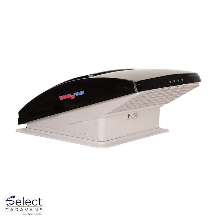 MaxxFan Deluxe smoke rain dome with power lift and remote – 650-03018