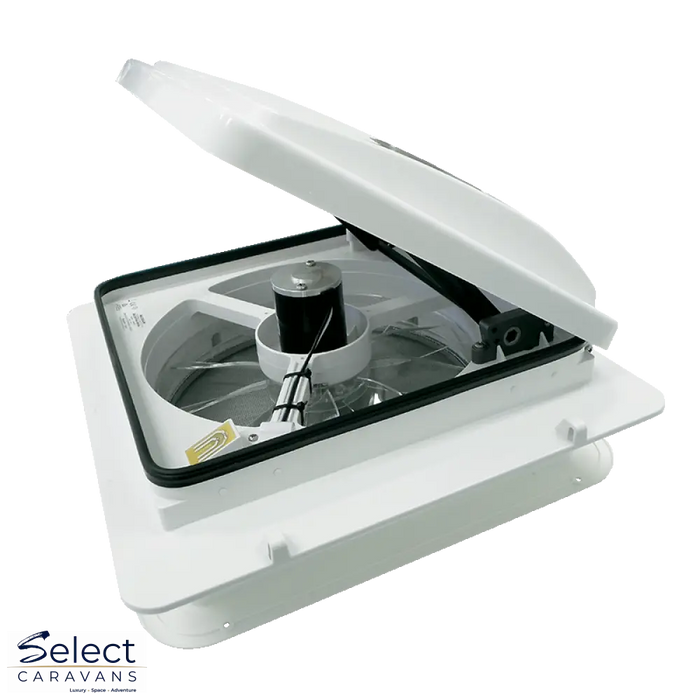 MaxxFan Plus Roof Vent with Power Lift, Rain Sensor & Remote | Caravan NZ