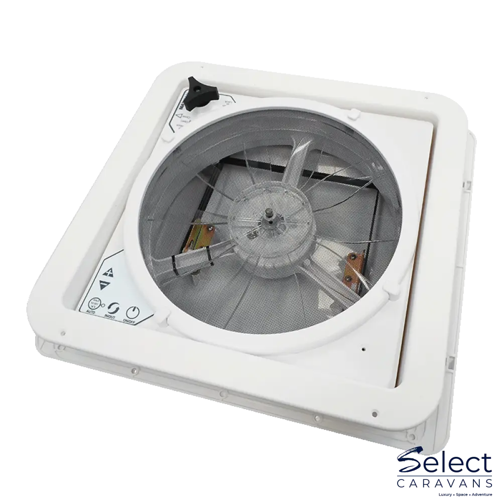 MaxxFan Plus with Thermostat & Manual Lift Accessory