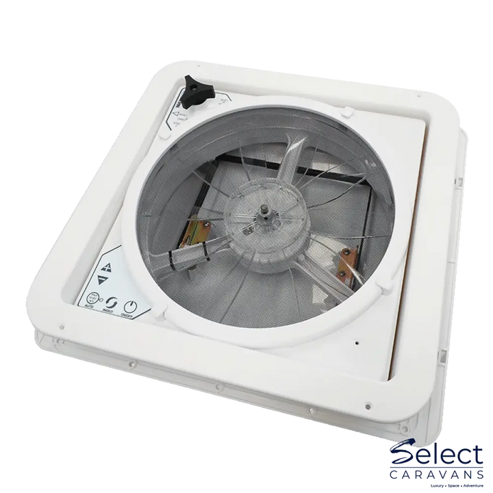MaxxFan Plus with Thermostat & Manual Lift Accessory