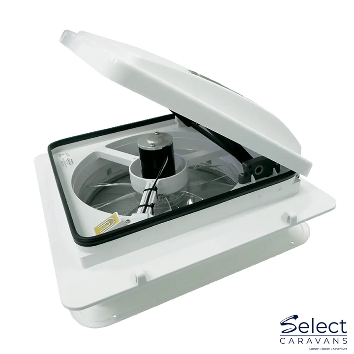 MaxxFan Plus with Thermostat Power Lift Rain Sensor and Remote Accessory