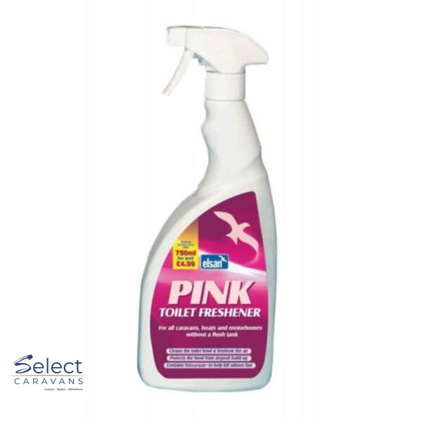 Elsan Pink Toilet Fresh - 750ml Spray Bottle – toilets &amp; hygiene for caravan and RV use