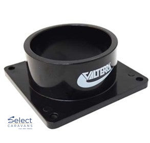 Valterra 3½" Waste Hub With Flange (90mm) – plumbing for caravan and RV use