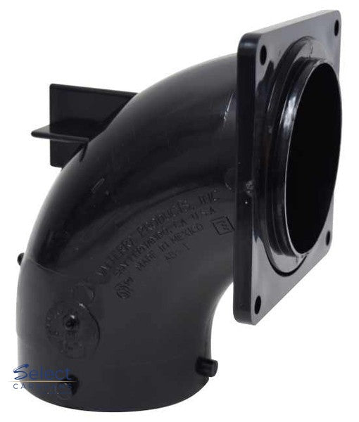 Valterra 3" Waste Elbow With Flange – plumbing for caravan and RV use