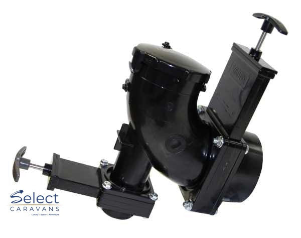 Valterra Holding Tank Double Valve Assembly – plumbing for caravan and RV use