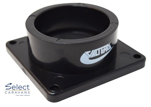 Valterra 1½" Waste Hub With Flange – plumbing for caravan and RV use