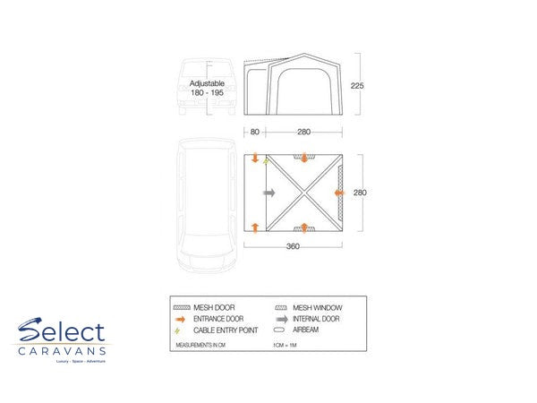 Vango Agora VW Inflatable Drive Away Awning product image 6