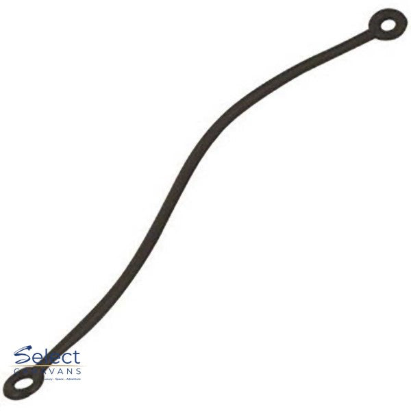Black Strap for Valterra Dump Valve Caps – plumbing for caravan and RV use
