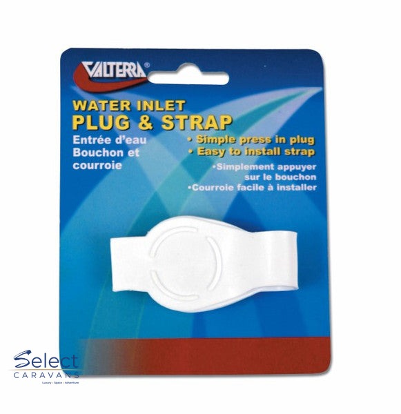 Valterra 3/4" Plug With Strap White for RVE 255 – alternate view 2