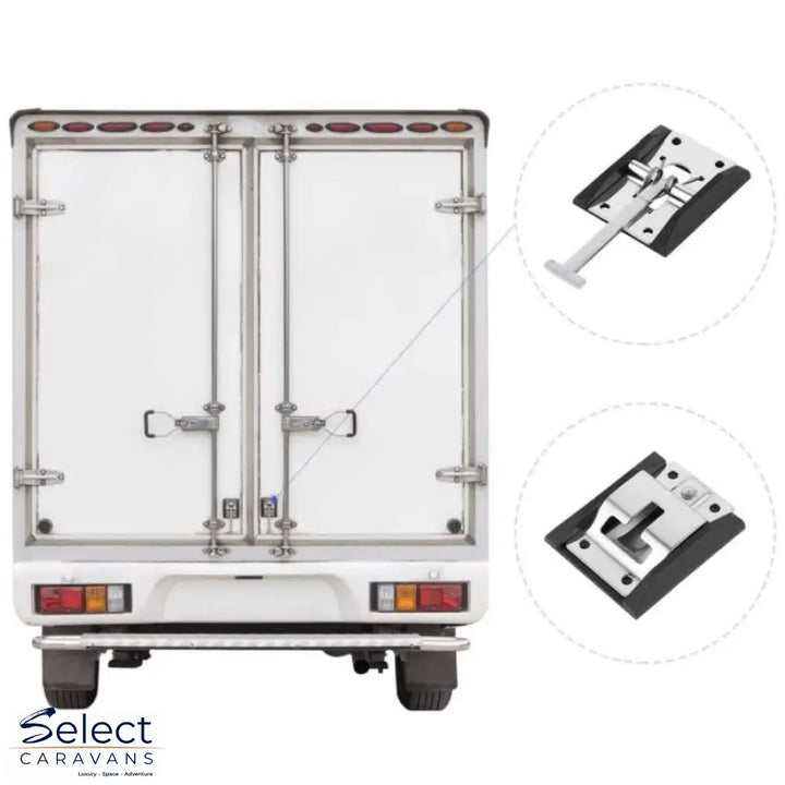 T-style entry door latch