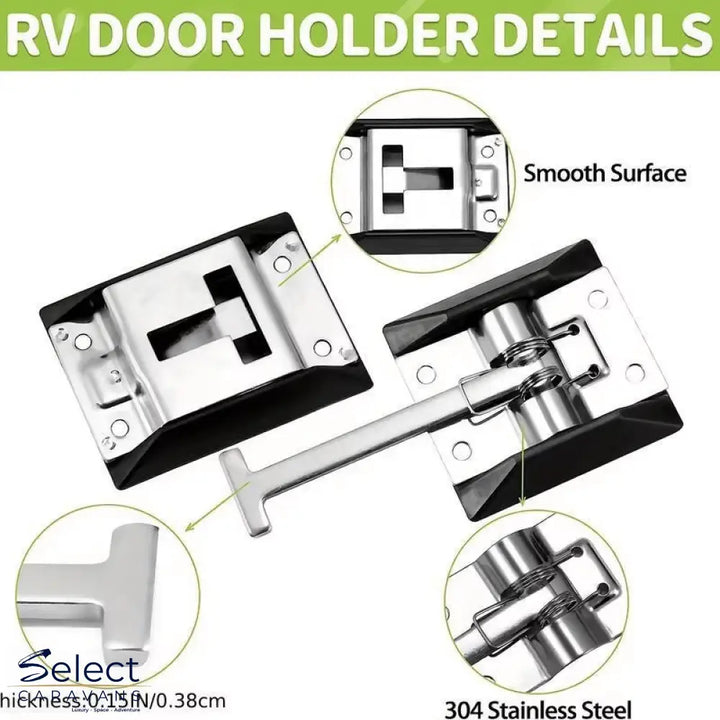 T-style entry door latch