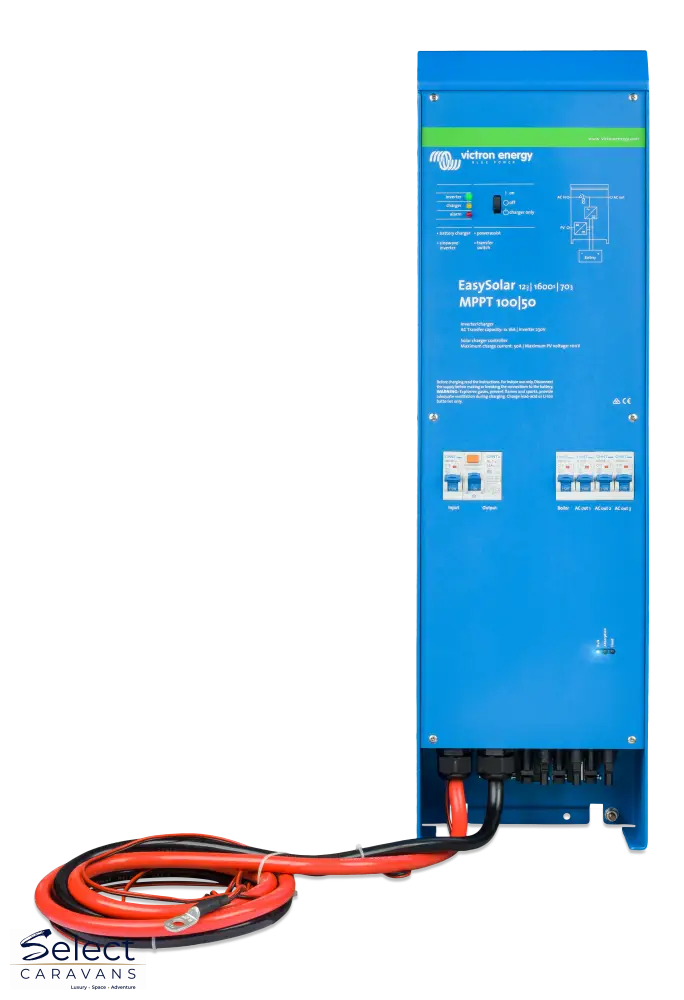 Victron EasySolar Inverter Charger with MPPT - 12V / 1600VA, 70A Charge, 16A AC, 50A MPPT - Inverter Charger