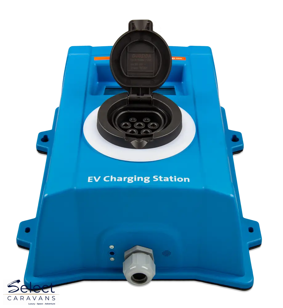 Victron EV Charging Station 22kW front angle open