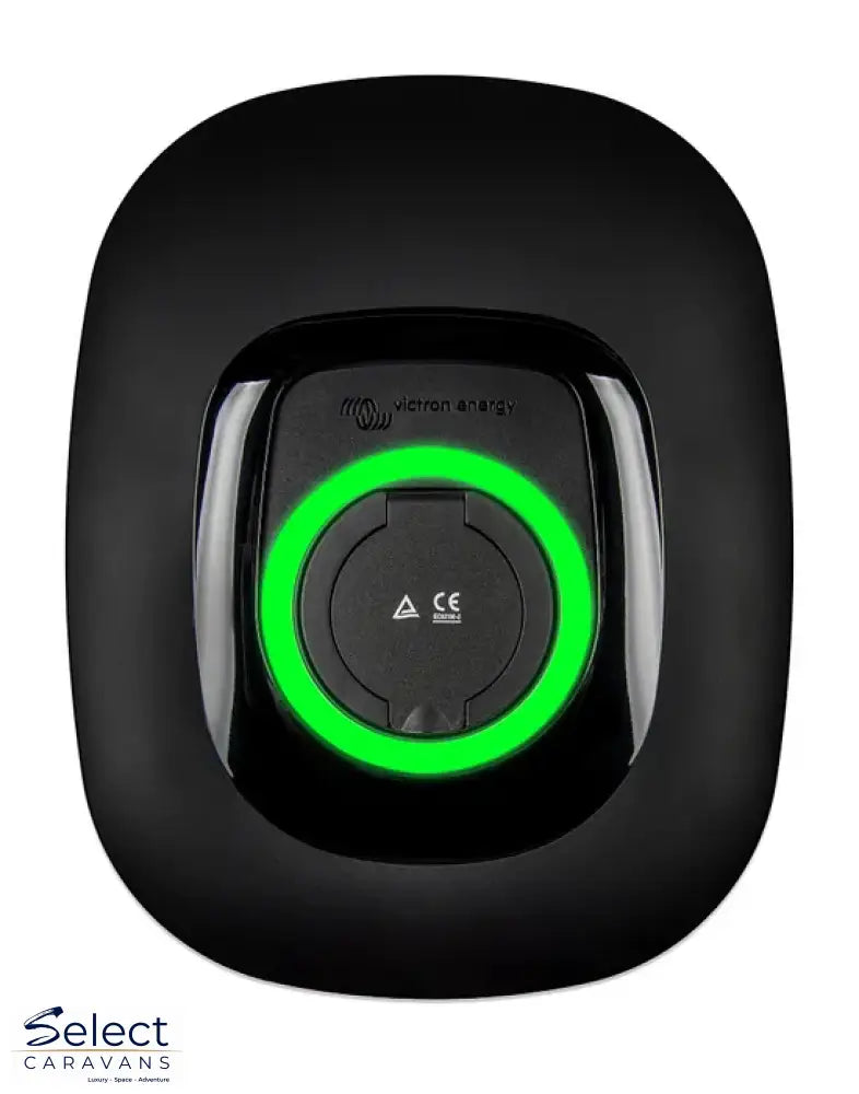 Black front cover for Victron EV Charging Station NS