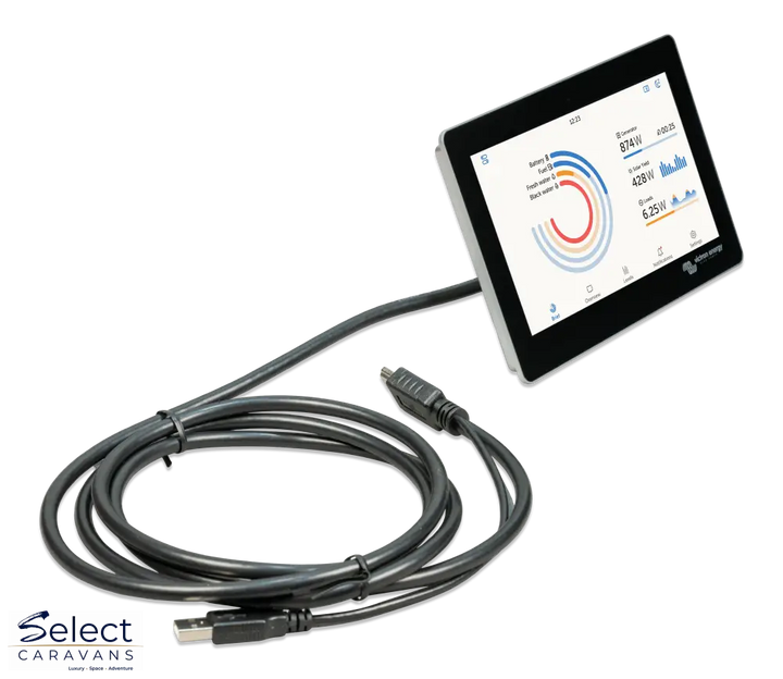 Victron GX Touch 70 side profile – plug-and-play Cerbo GX display for caravan – Select Caravans NZ