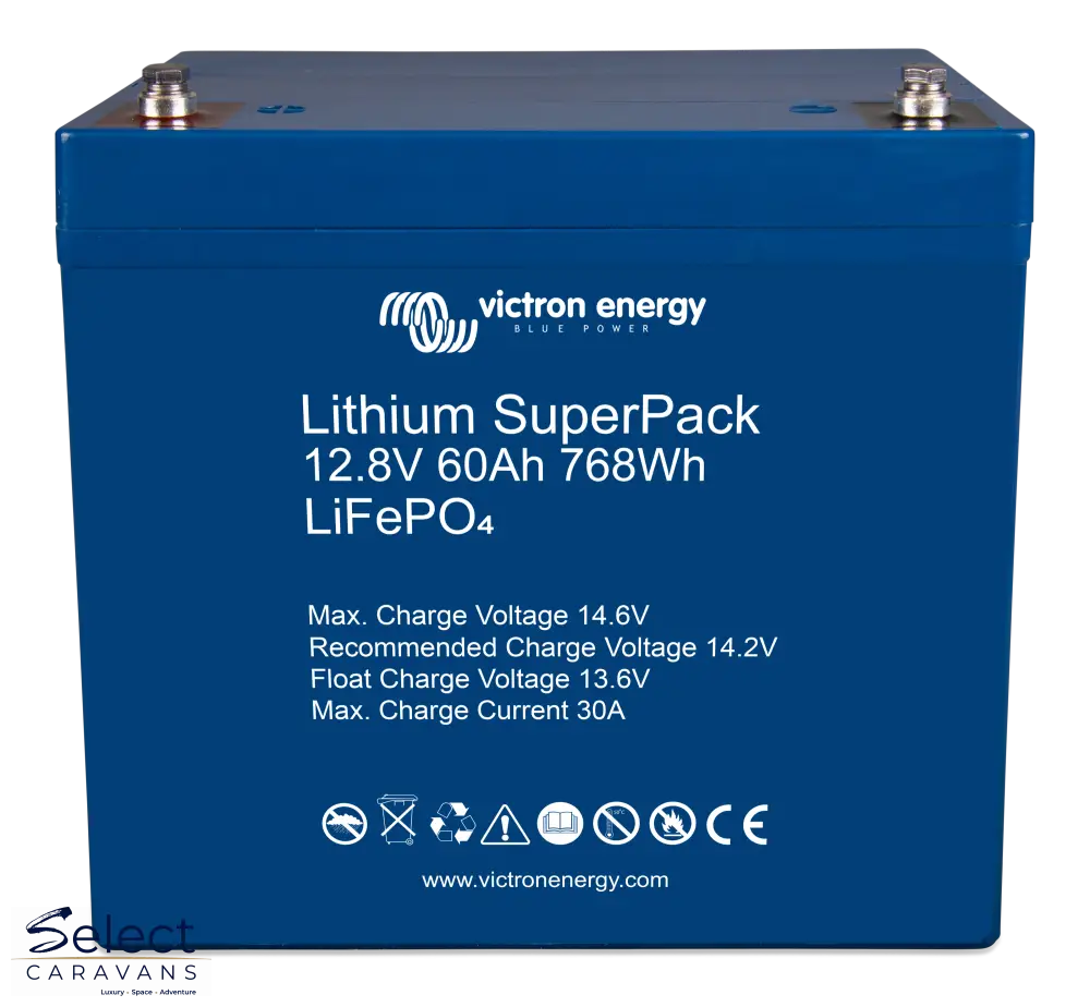 Victron Lithium SuperPack - 12.8V, 60Ah - Lithium Battery