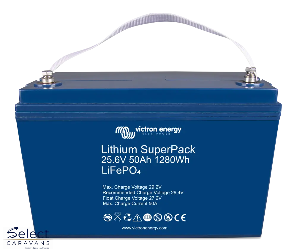 Victron Lithium SuperPack - 25.6V, 50Ah - Lithium Battery