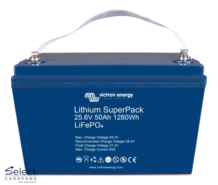 Victron Lithium SuperPack - 25.6V, 50Ah - Lithium Battery