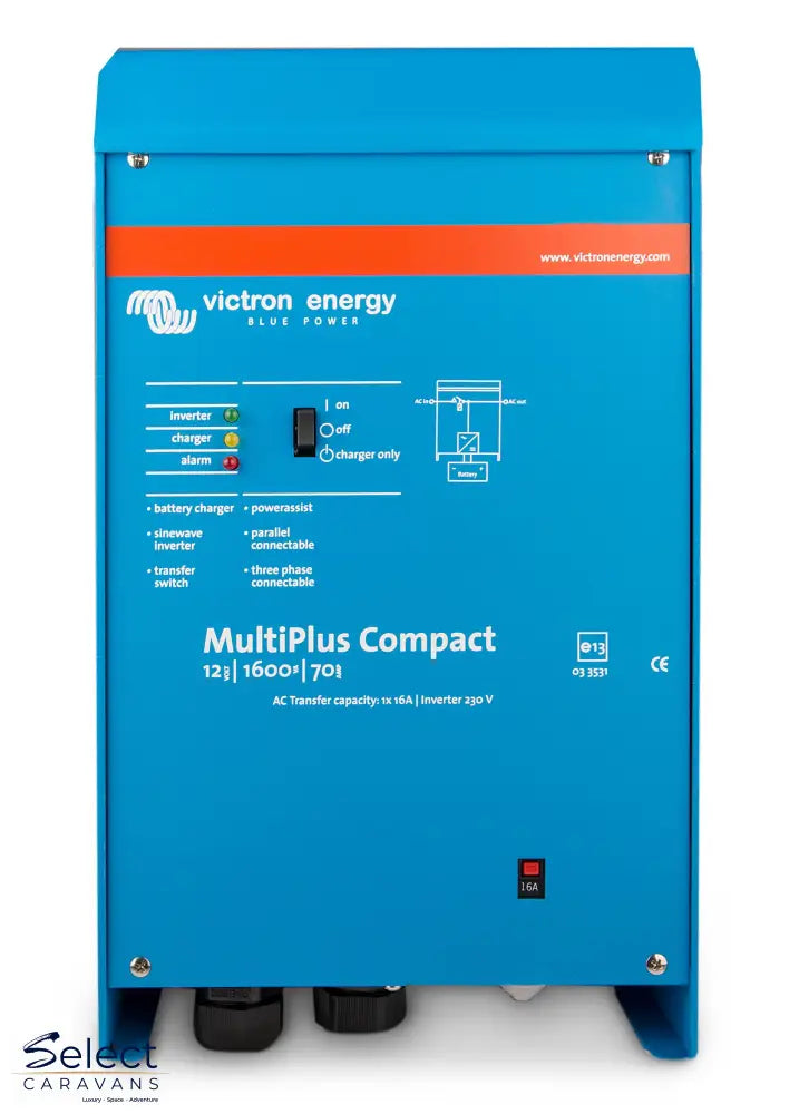 Victron Energy MultiPlus 12/1600/70-16 230VAC Inverter/Charger - Select Caravans Limited