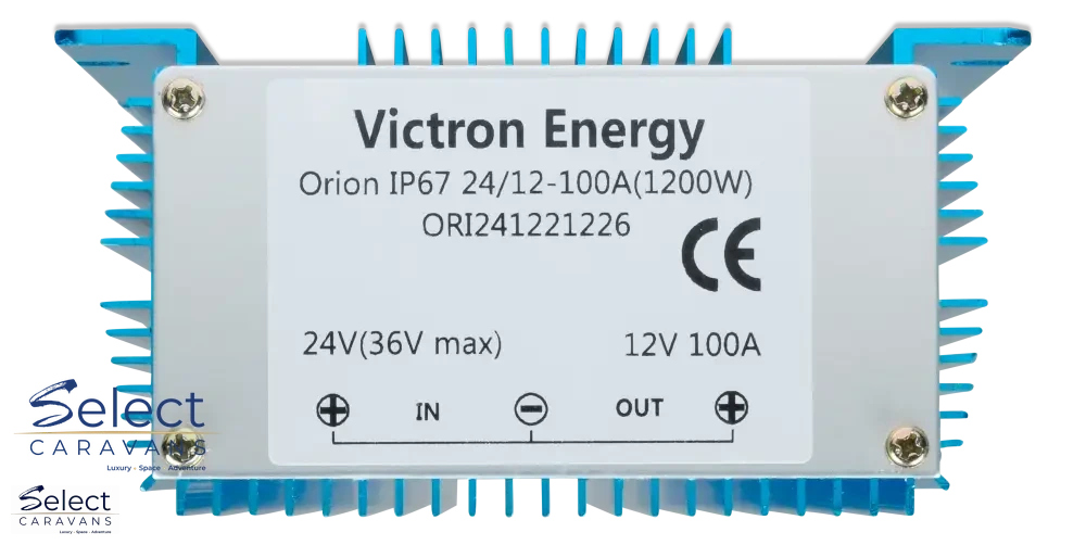 Victron Orion IP67 Converter - 24V / 12V / 100A / 1200W - DC-DC Converter