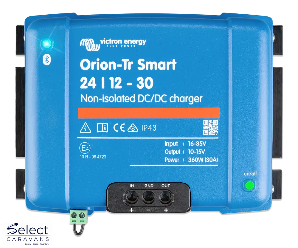 Victron Orion-Tr Smart 24V to 12V 30A Non-Isolated DC-DC Charger