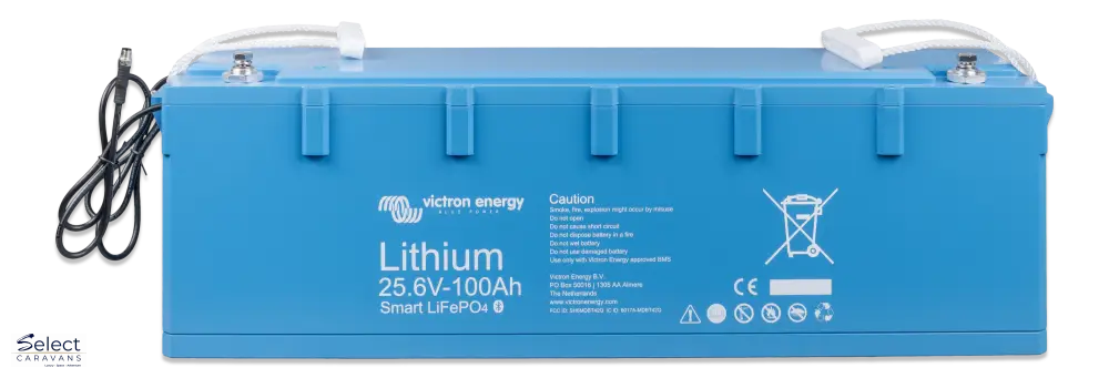 Victron Smart Lithium LiFePO4 Battery - 25.6V / 100Ah - Lithium Battery