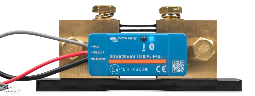 Victron SmartShunt 1000A IP65 battery monitor for off-grid systems NZ