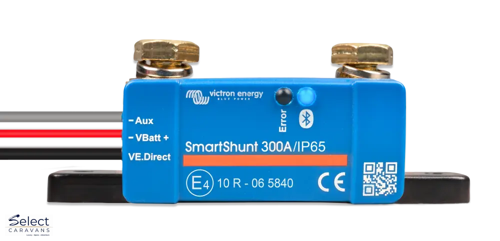 Victron SmartShunt 300A IP65 battery monitor for caravan systems NZ