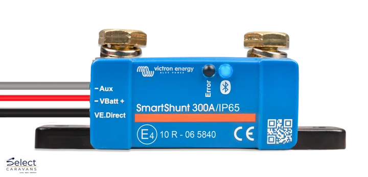 Victron SmartShunt 300A IP65 battery monitor for caravan systems NZ