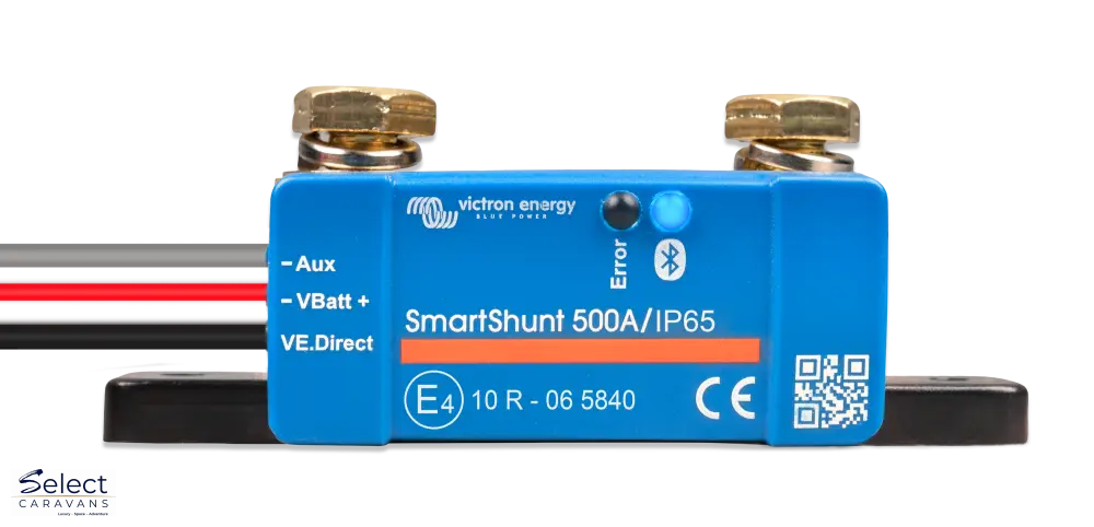 Victron SmartShunt 500A IP65 battery monitor for caravan systems NZ