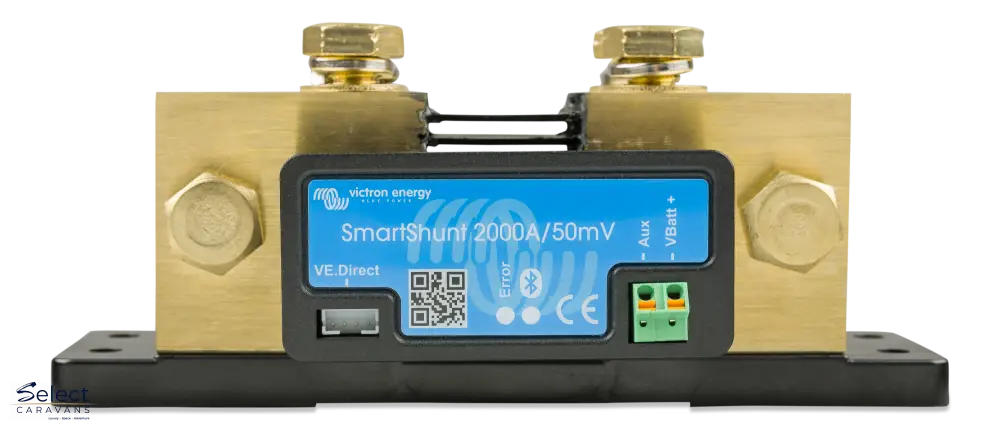 Victron SmartShunt 2000A battery monitor for off-grid power systems NZ