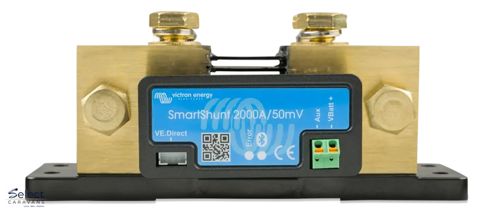 Victron SmartShunt 2000A battery monitor for off-grid power systems NZ