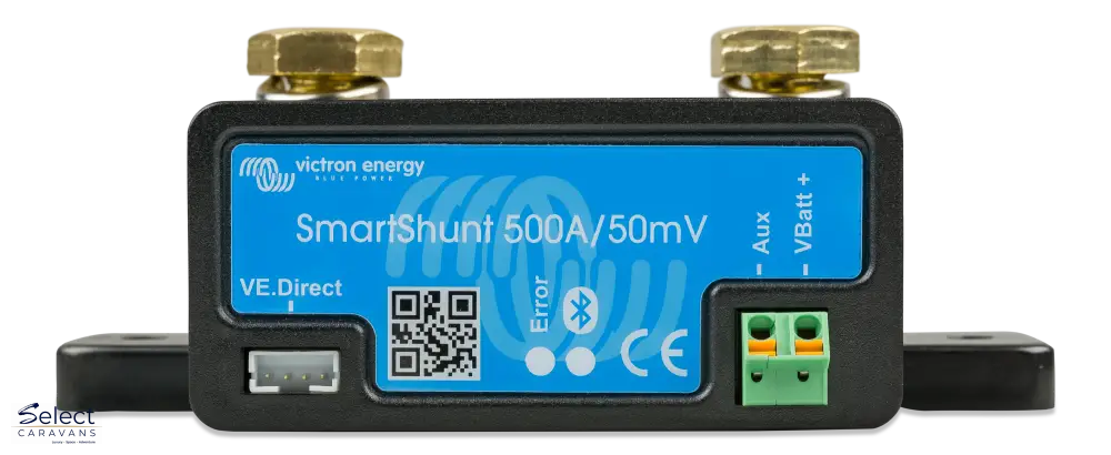Victron SmartShunt 500A battery monitor for caravan power systems NZ