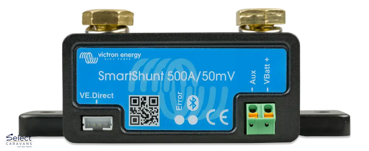 Victron SmartShunt 500A battery monitor for caravan power systems NZ
