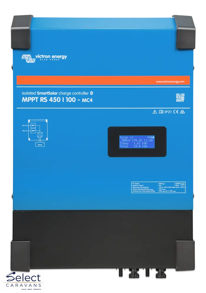 Victron SmartSolar MPPT RS Solar Charge Controller - 450V / 100A - MC4 - Solar Charge Controller