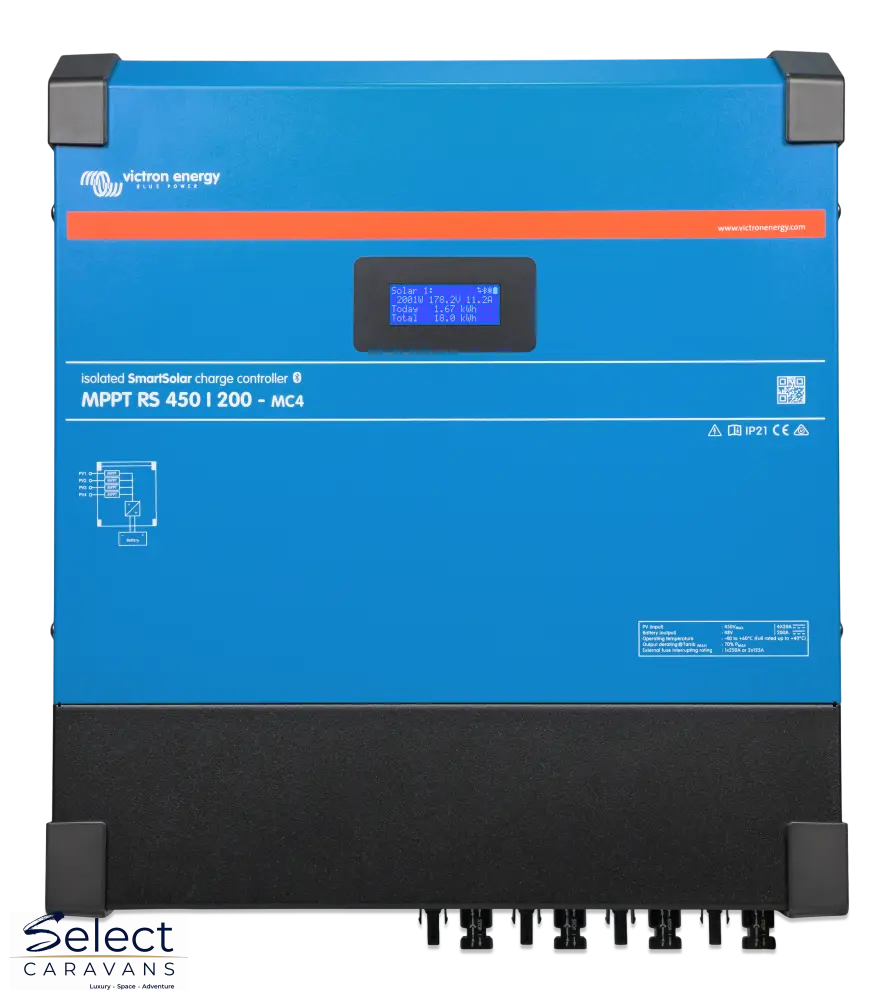 Victron SmartSolar MPPT RS Solar Charge Controller - 450V / 200A - MC4 - Solar Charge Controller
