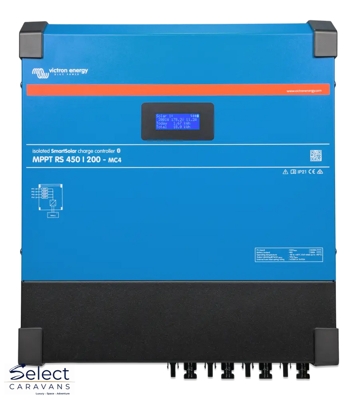 Victron SmartSolar MPPT RS Solar Charge Controller - 450V / 200A - MC4 - Solar Charge Controller